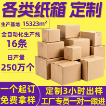 纸箱定制包装箱定制批发物流快递箱订制任意尺寸小批量纸箱定制