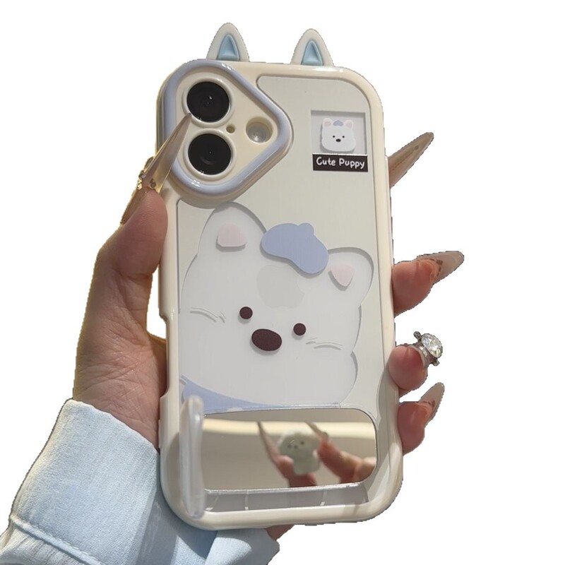 西高地支架适用iPhone16ProMax手机壳苹果15/14防摔13/12/11磨砂|undefined
