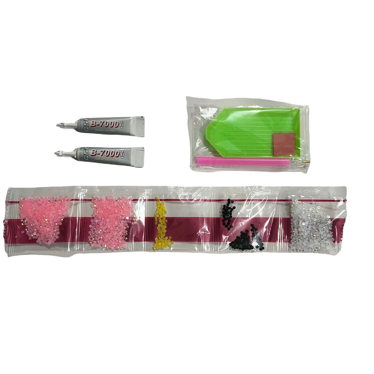 Hellokitty peine hecho a mano de diamantes completos bricolaje peine de maquillaje portátil pequeño para regalos de novia creatividad de San Valentín