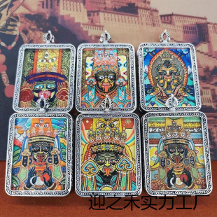 Xizang Zhaliram Thangka Travel Commemorative Small Thangka Pendant Men's and Women's Buddha Pendant Wholesale