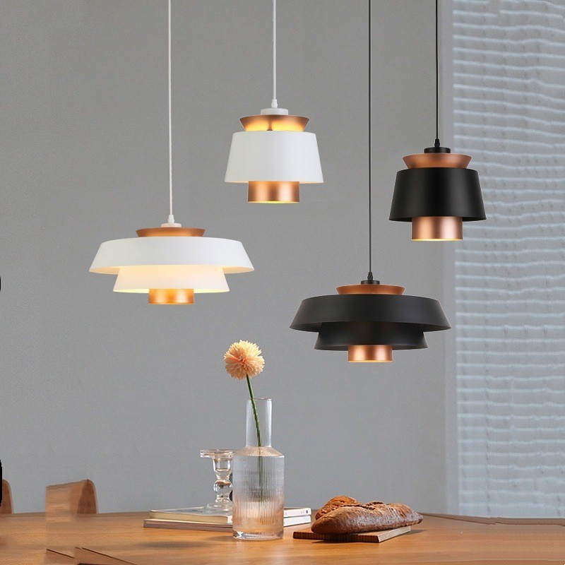 loft复古个性创意简约吧台餐厅灯饭店民宿吊灯美式工业风怀旧灯罩