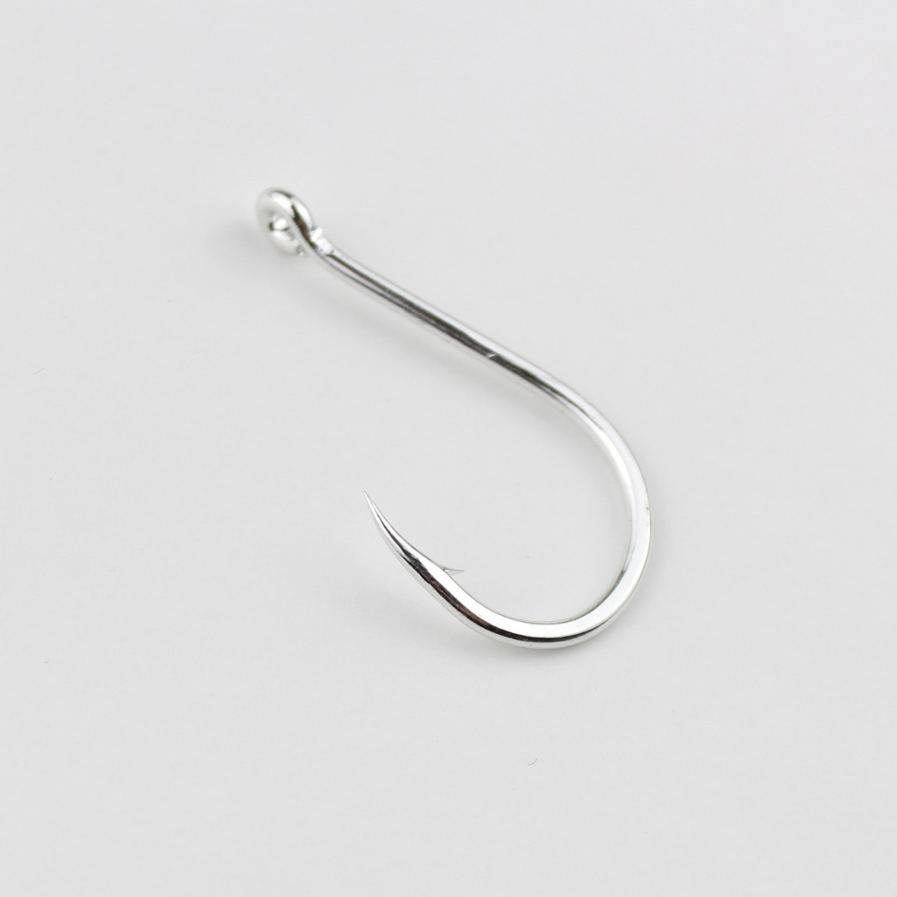 Tubo de acero de aleación de dientes fantasma con gancho y anillo con boquilla inclinada con barbado, gancho de pescado, gancho de pescado, gancho de pescado, gancho de mar, gancho de mar