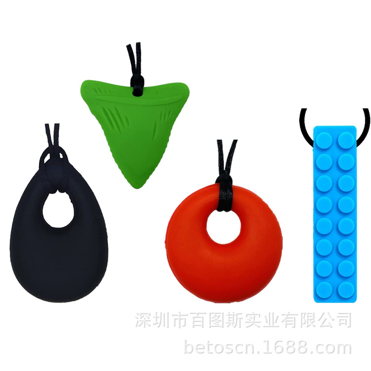 Amazon Venta caliente bloques de construcción mordedor masticar colgante gota de agua teether bebé teether palo de auto-cierre entrenamiento teether cubierta