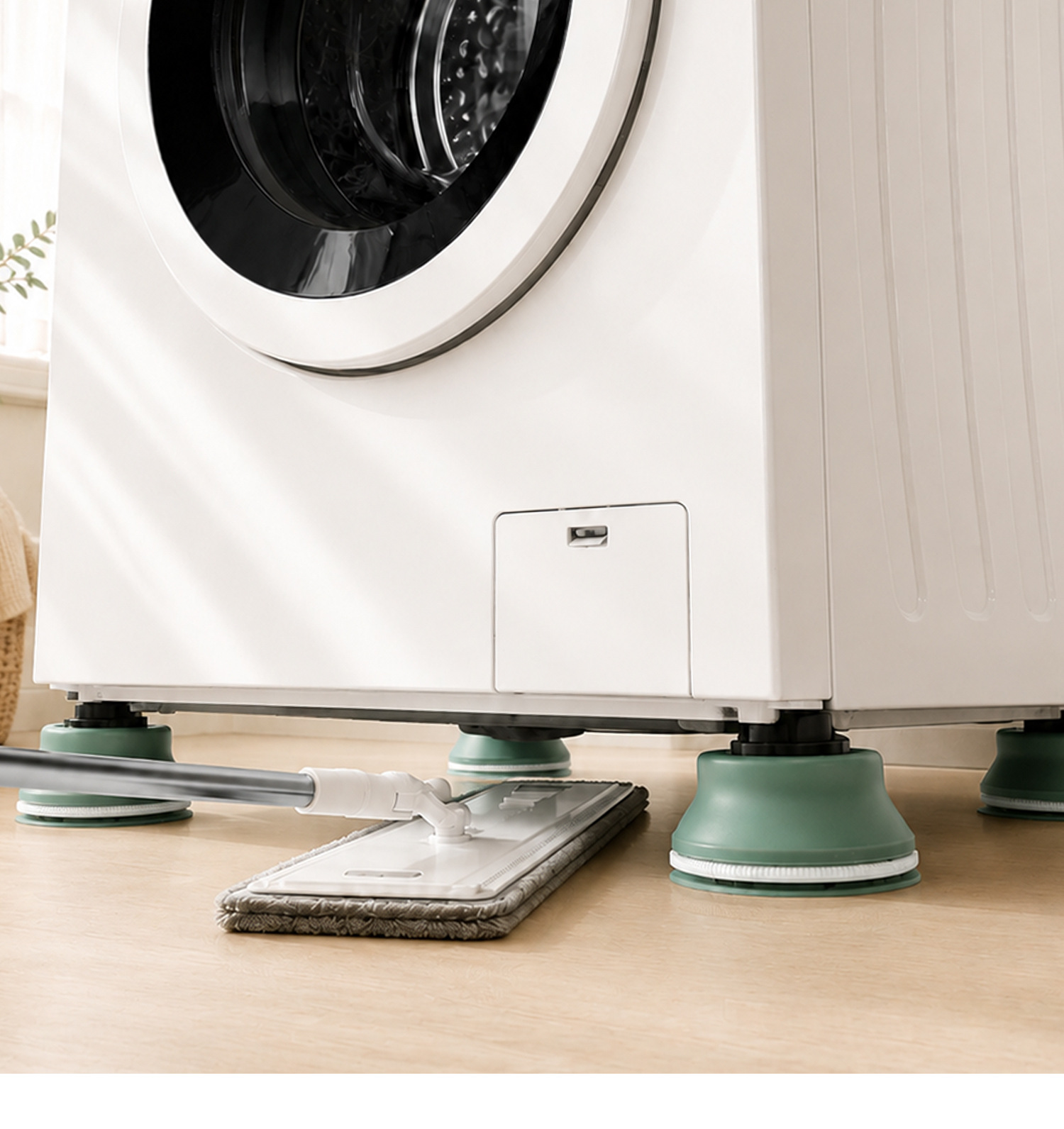 Wholesale Home Washing Machine Refrigerator Feet Pads Storage Rack Anti-slip Heightening Base Drum Impeller Support Shock-absorbing Mats