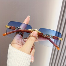 E 37661 Retro Wood Grain Sunglasses ����ī�� ŷ���羳