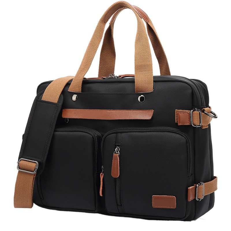 Bolso para ordenador portátil para hombre, bolso de hombro, mochila de viaje de negocios multifuncional de alta gama y gran capacidad, personalizada