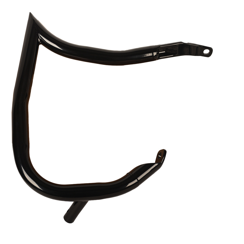Painted Carbon Steel Harley 14-24 Glide Painted Carbon Steel Rear Bumper with Tow Bar 1.25 Thick Steel Mold