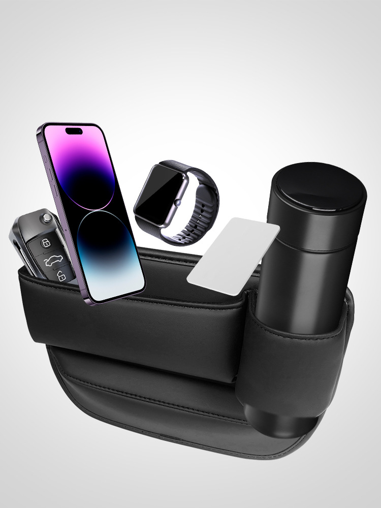 Interieuraccessoires: bekerhouder tussen de achterbank, opbergvak voor in de auto, organizer._voghion.com