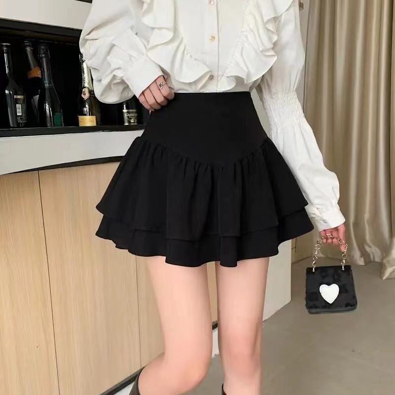 Double-layer summer skirt