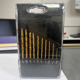 4341全磨镀钛双后角六角柄麻花钻头高硬度打孔不锈钢板合金钻头手