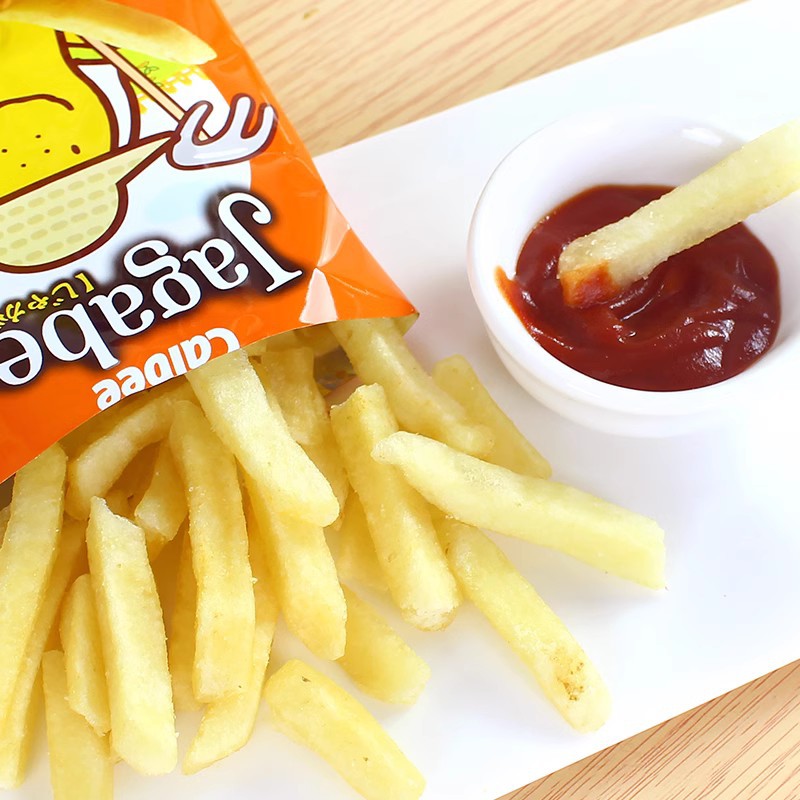 香港進口膨化零食卡樂比薯條原味102g袋裝薯條三兄弟送禮熱賣禮包