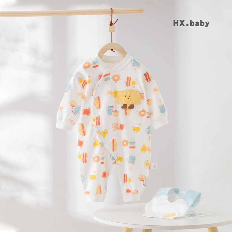 Children's autumn cotton bodysuit for new born
