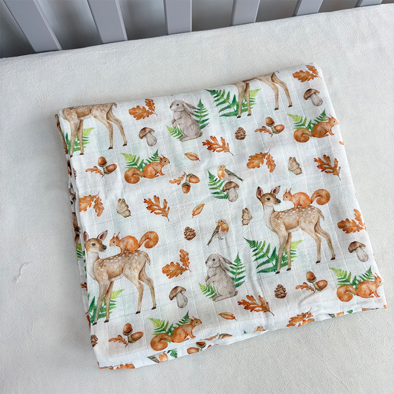 Pañuelo de gasa para recién nacidos, manta de bebé de algodón de bambú transpirable, bufanda de bebé, sala de partos, toalla cuadrada grande, manta