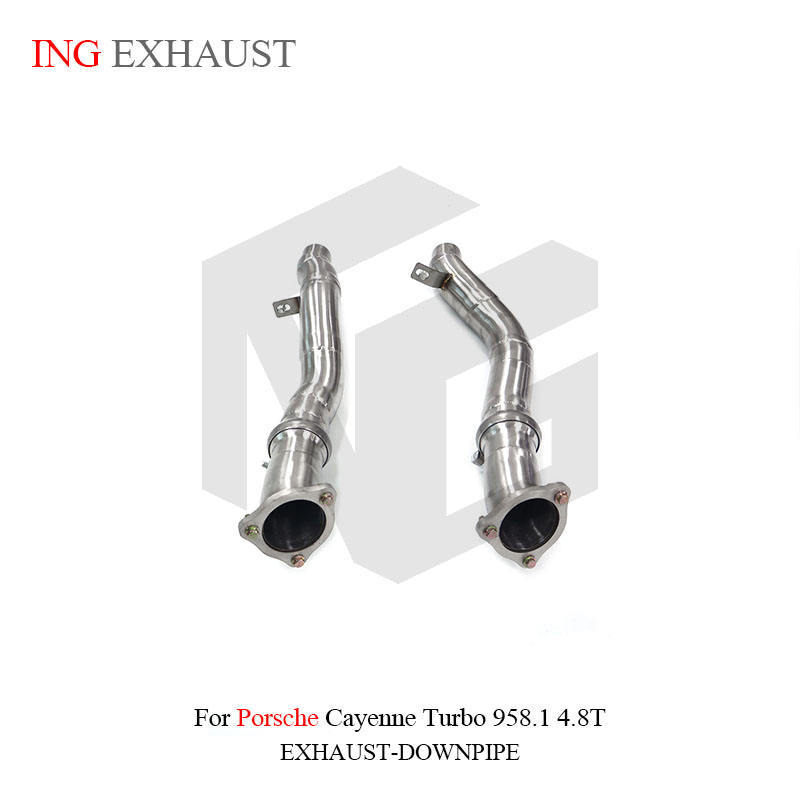 Suitable for Porsche Cayenne Turbo 958.1 4.8T car performance parts exhaust resonator pipe front pipe