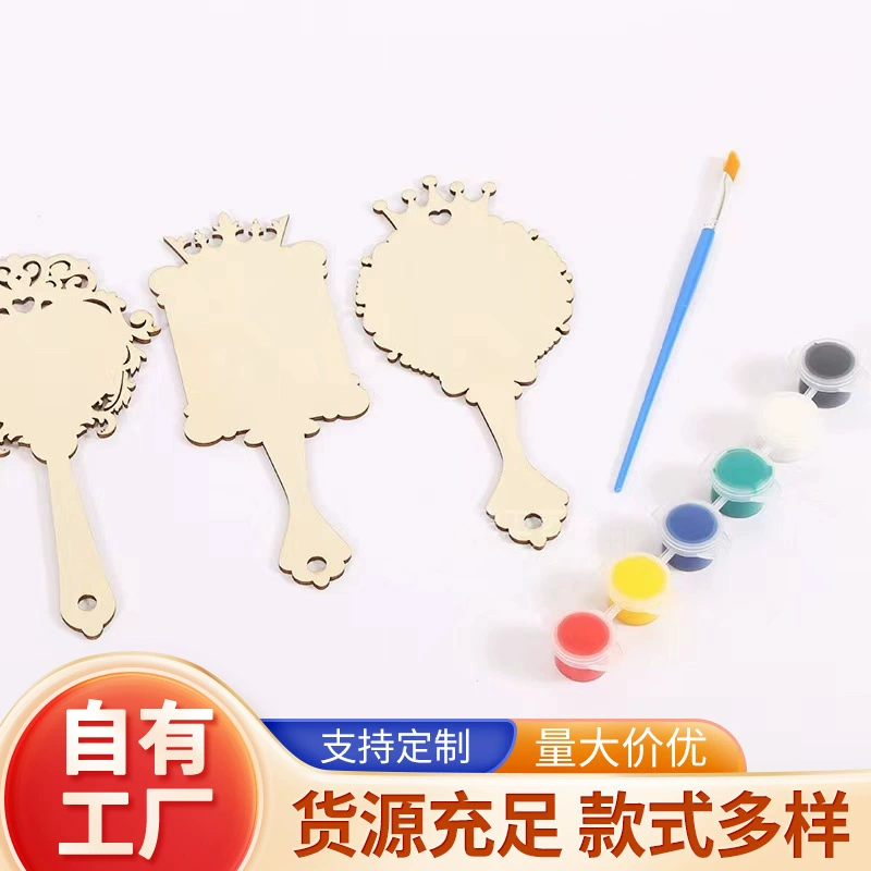 Деревянные зеркальные подвесные украшения