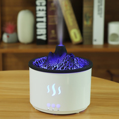New desktop volcano aromatherapy machine small hollow water oxygen machine crack simulation household aromatherapy machine 400ml humidifier