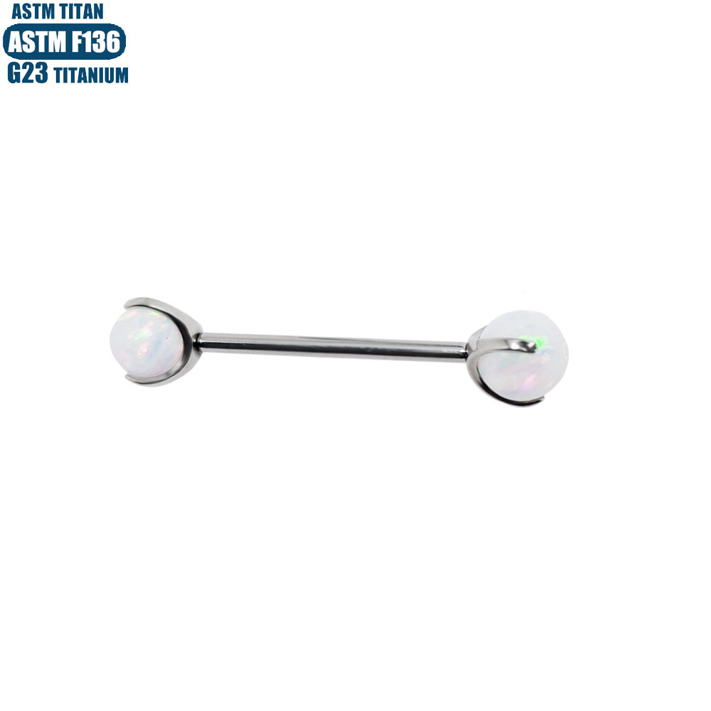 Labret piercing jewelry detail image