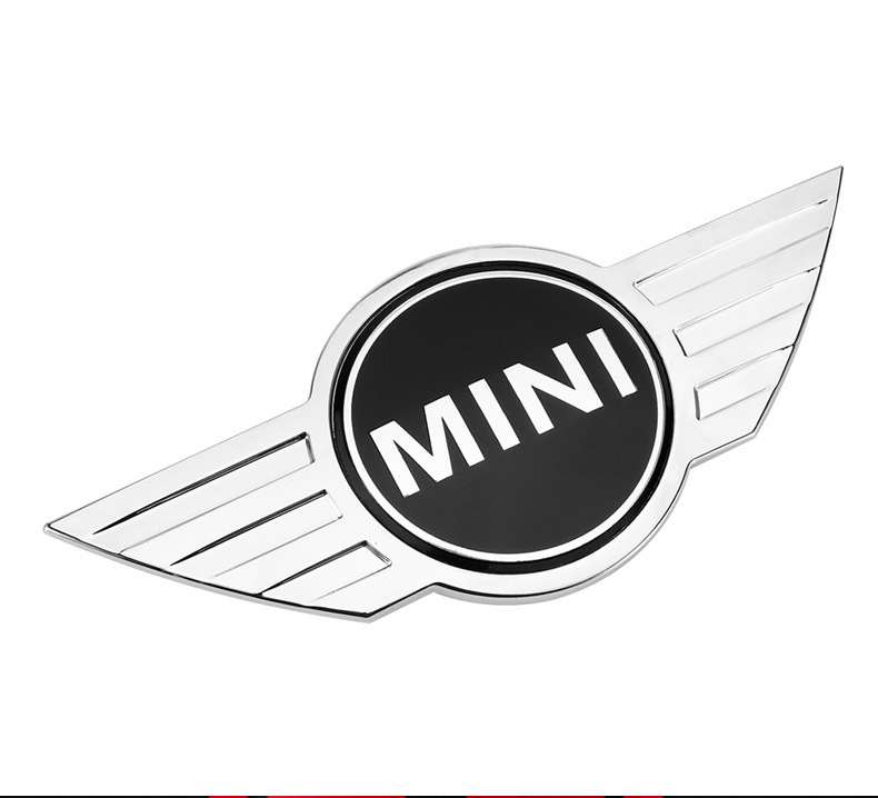 Suitable for Bmw Mini R55R56R60R61 Engine Hood Label Matte Black Rear Label All4 Modification Label