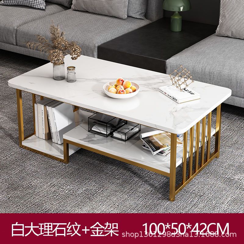 메인 사진 100CM 화이트 질감 컬러 + 골드 프레임