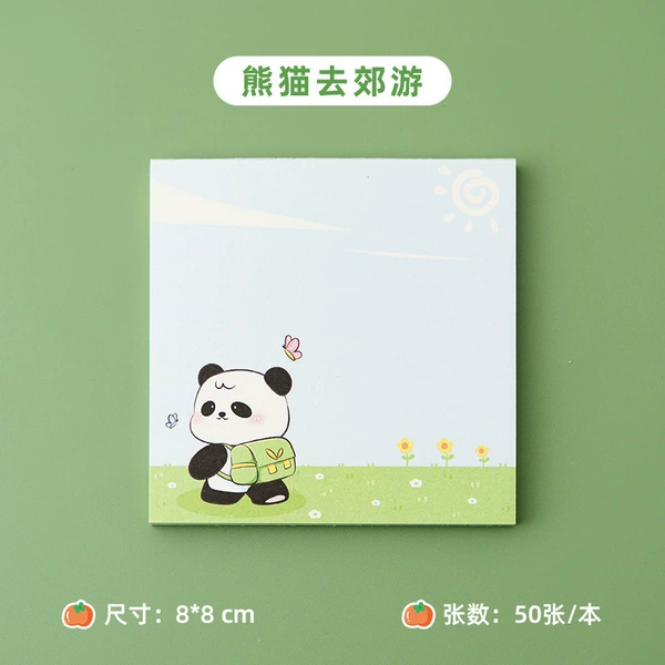 Panda goes out of the outing