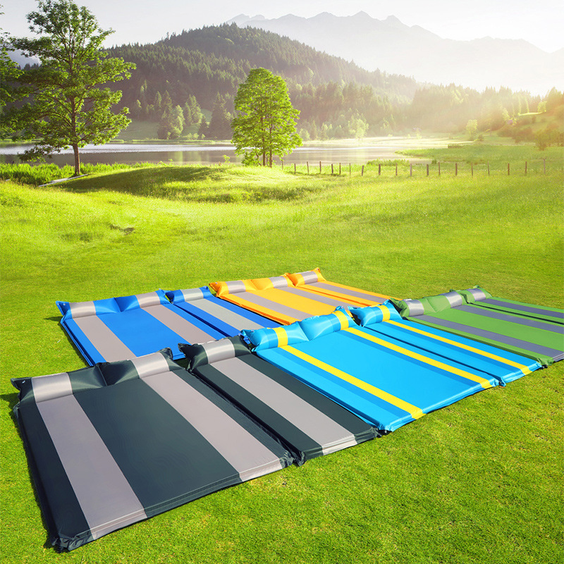 Dān Yǐ Chén Car Inflatable Mattress 2+1 Splicing Flat Bed (Vehicle-mounted inflatable bed) - apple-green-single-thickened