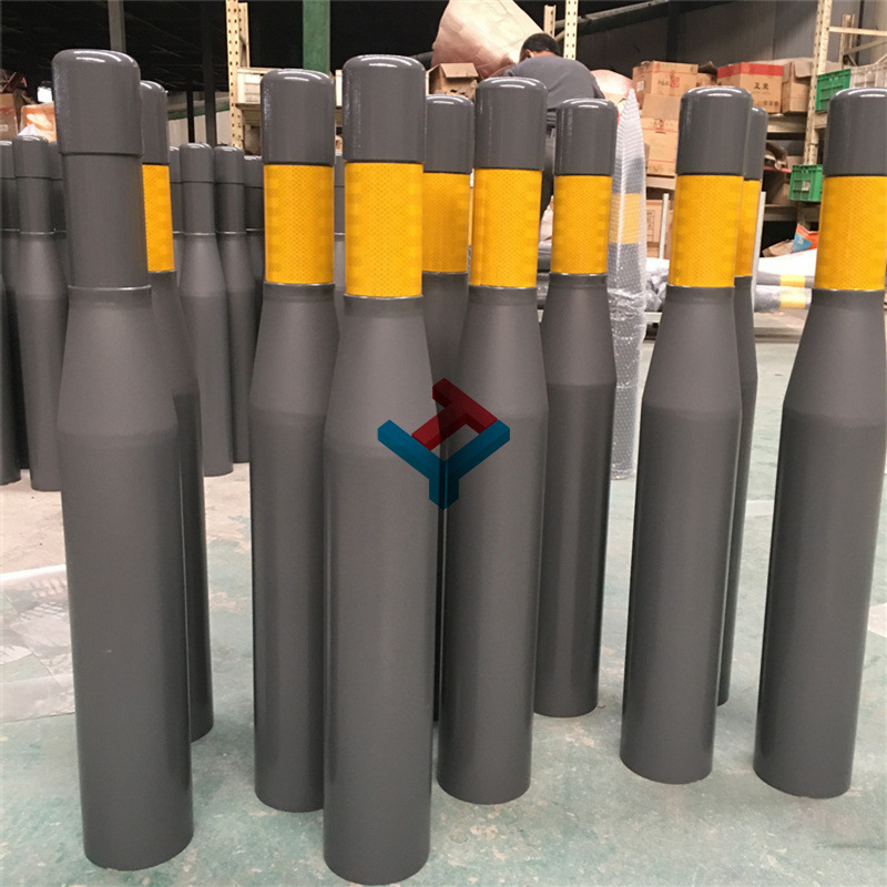 源头工厂供应止车柱酒瓶式空心海南款防撞柱保玲球状铸铁止车柱