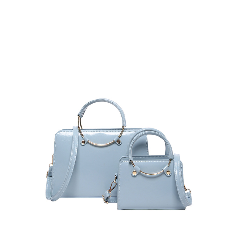 2024, nuevo bolso de gran capacidad, bolso de mano de estilo europeo y americano, bolso de anillo, bolso de hombro.