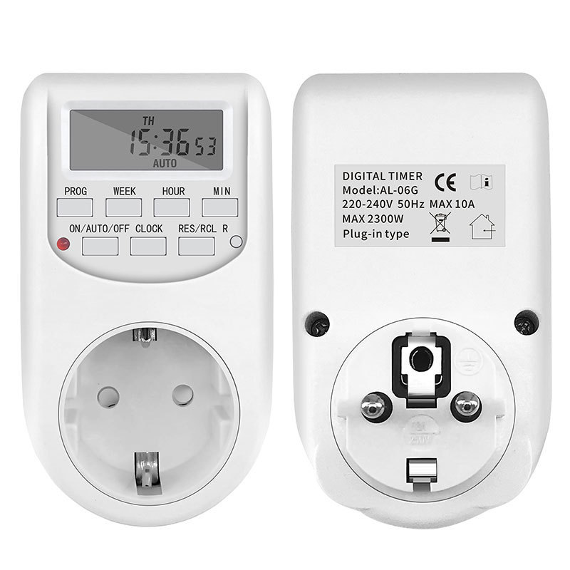 European-style socket timing socket Smart Socket large quantity and excellent price timer switch AL-06G
