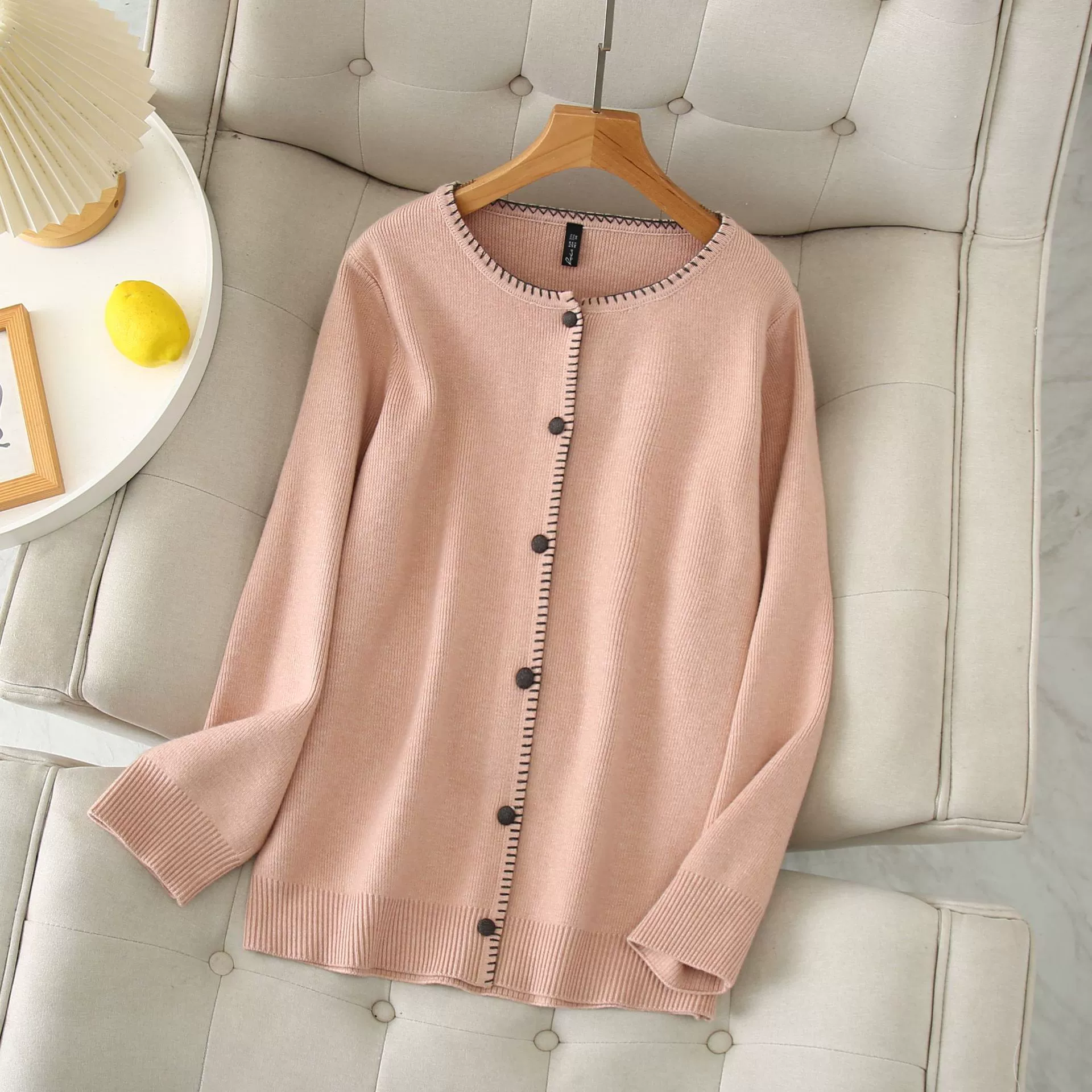 Autumn knitted sweater, cardigan, plus size, Korean style, oversize