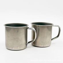 不锈钢口杯6公分茶水杯 杯子一元店日用百货地摊货源专批商品