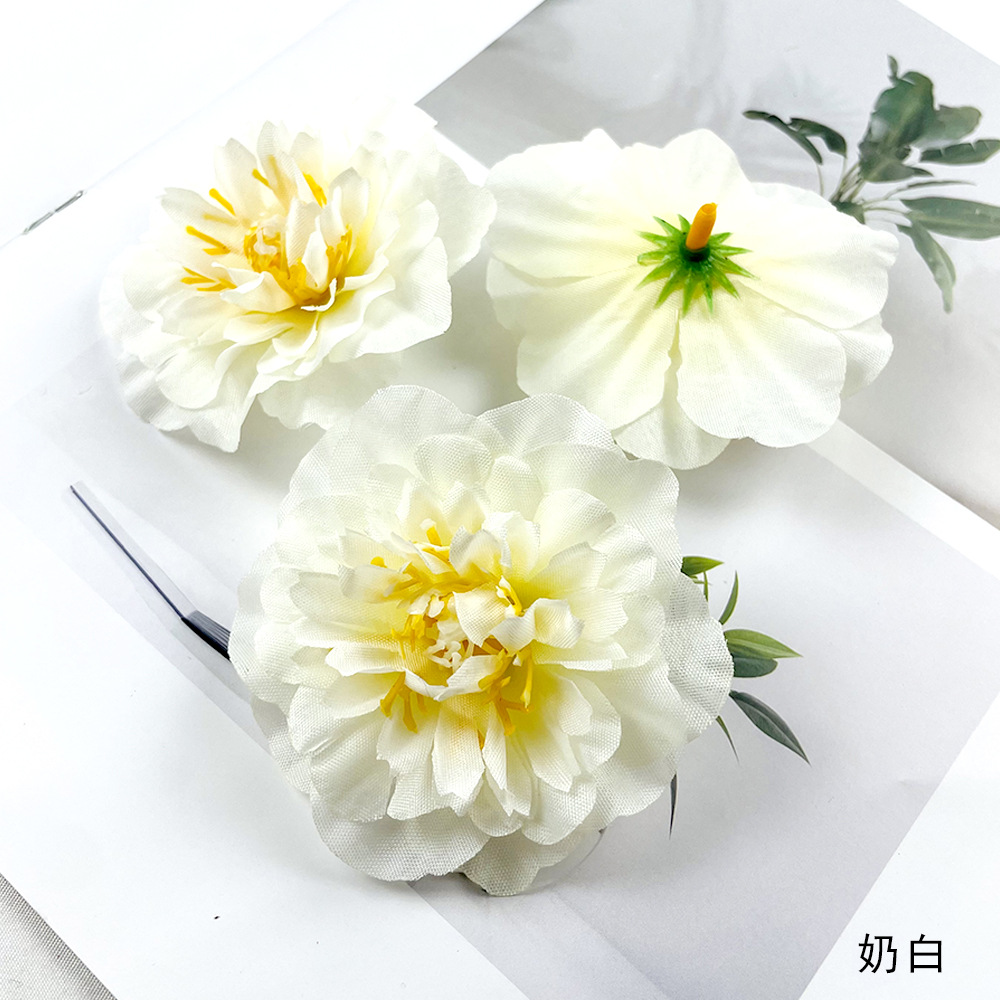 Hibiscus flores europeas DIY azalea falsa flores de flores de cabello accesorios de material de tocado de flores adornos de fotografía para el hogar