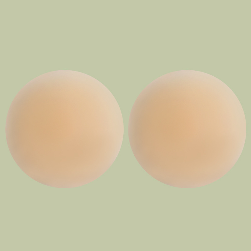 En stock y entrega rápida pegatinas de pecho de silicona sólida tecnología negra temperatura corporal sin pegamento autoadhesivo impermeable invisible pegatinas de pezón sin costuras pegatinas de pezón