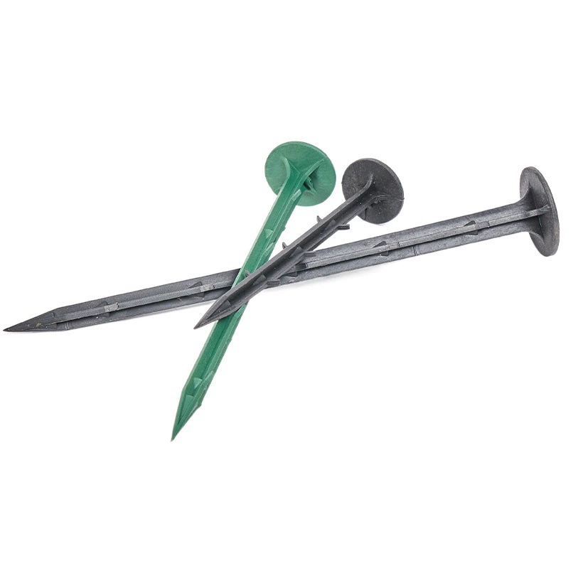 Пластиковые напольный гвоздь против соломенной ткани садоводство полевых палаток колючие напольный гвоздь производители напрямую поставляют соломенные пластиковые напольный гвоздь