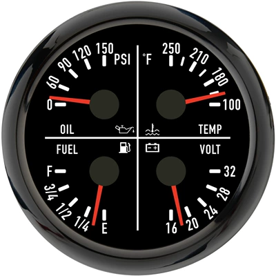 Meter, Fuel Meter with Internal Pointer — Other vehicle instruments - cxc019bpsi16-32v