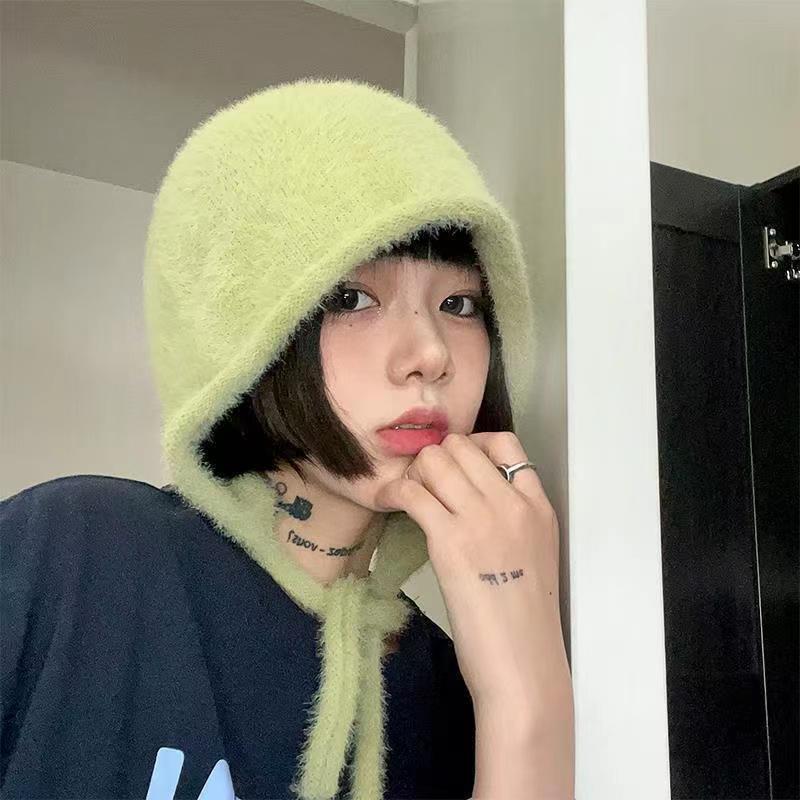 프레시 그린 [하이 블록 모조 밍크 헤어 소재]