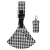JP0997黑白千鸟格（拉链升级款