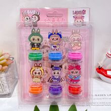 可爱卡通6入装亚克力造型手帐印章套装高颜值儿童印章素材