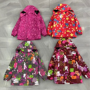 Foreign Trade Original Autumn and Winter New Style Northern Big Children's Detachable Jacket Three-In-One Fleece and Weatherproof Ski Jacket