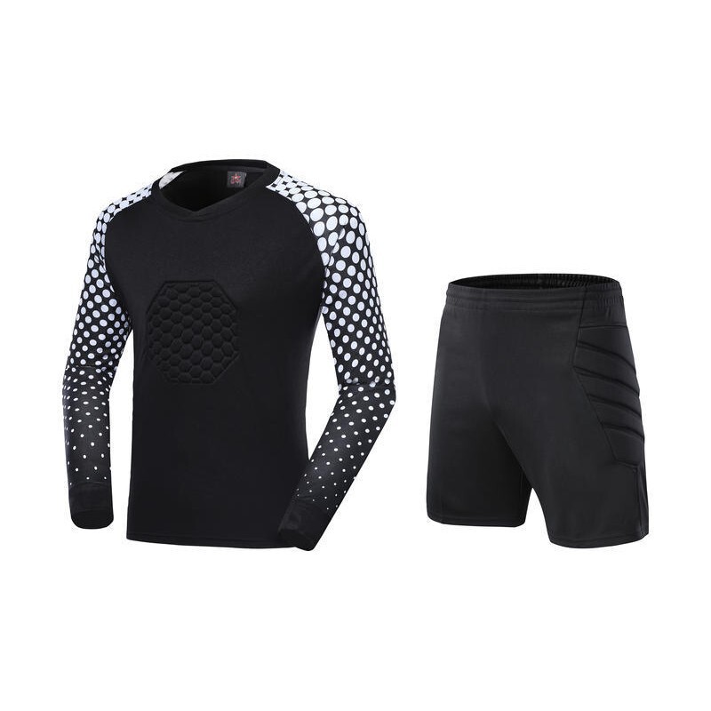 New Goalkeeper's Clothing Jersey Chest Protection suit Adult Football Men's Clothing Middle School Students' Long Sleeve Training Clothing Competition Clothing