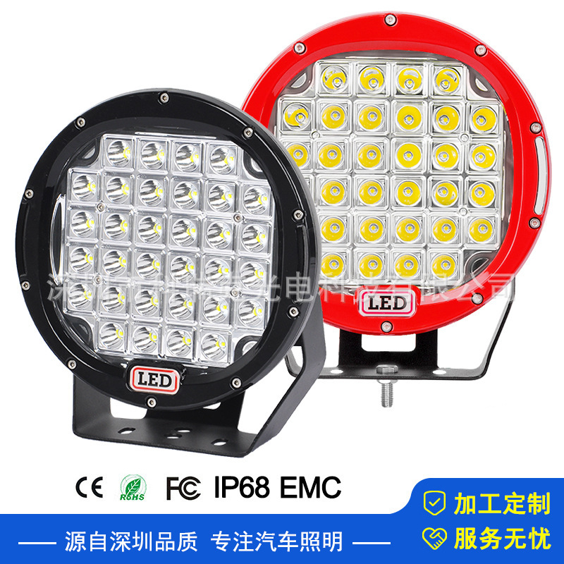 9-Inch 96W Car Led Work Light Wrangler Front Bumper Headlight Pickup Truck Suv Modified Light Off-Road Vehicle 9inch 9-Inch 96W Car Led Work Light Wrangler Front Bumper Headlight Pickup Truck Suv Modified Light Off-Road Vehicle 9inch