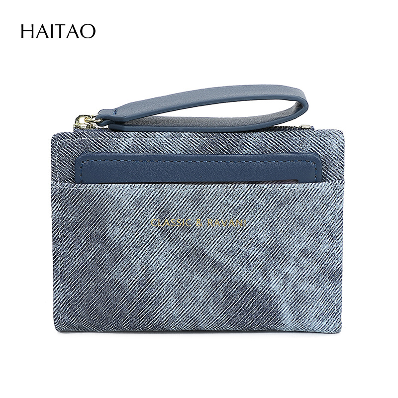 Nueva billetera de mujer corta bolsa de tarjetas de color sólido2025 mujeres de alto nivel sentido transfronterizo cremallera fuente de bolso de cambio fabricantes