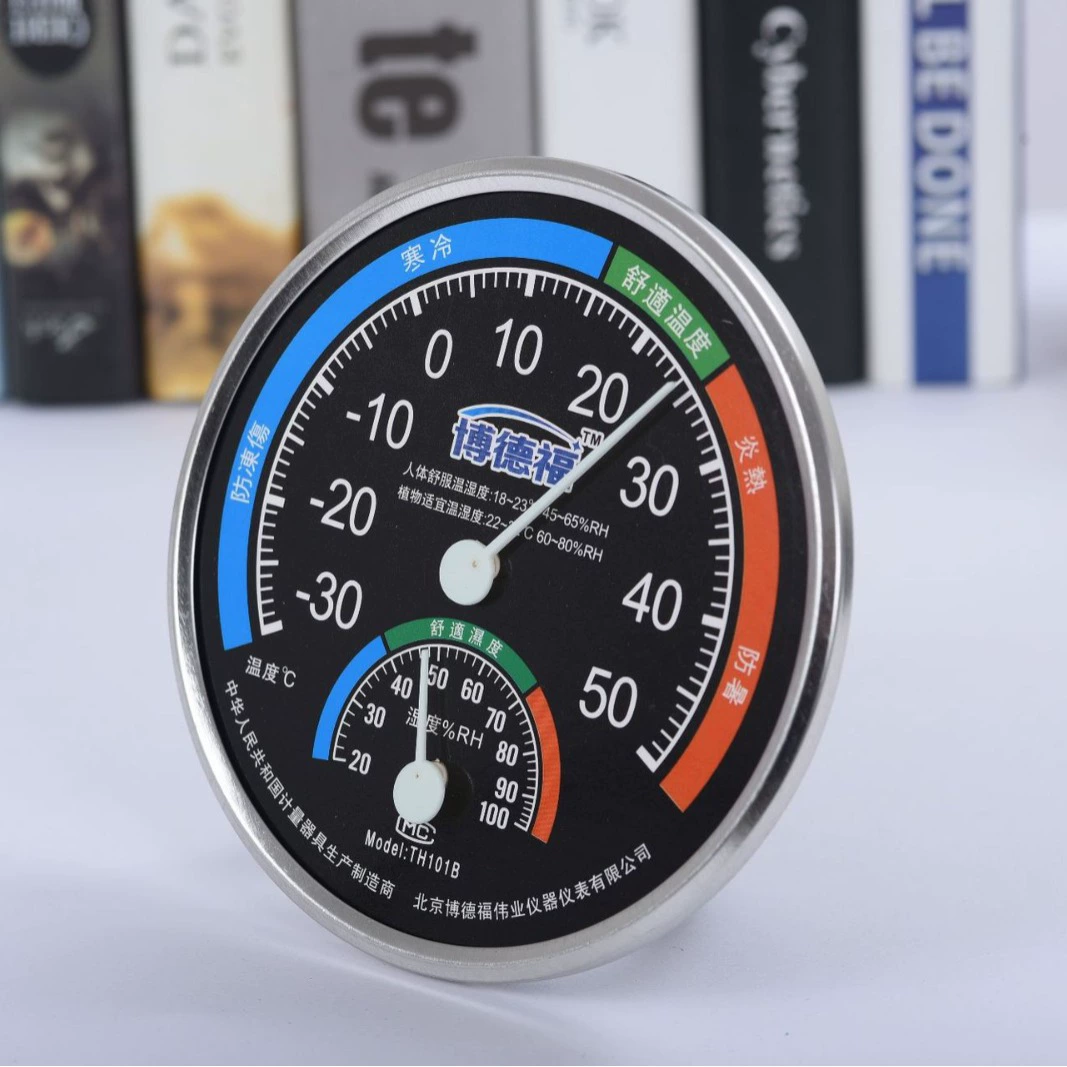 Производитель поставляет TH101B английскую версию измерителя температуры и влажности, комнатный бытовой указательный термометр, гигрометр