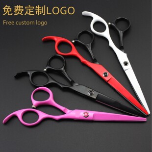 6.0-inch paint hairdressing scissors Barber scissors flat scissors Liu Hai scissors thinning scissors 4 colors SX-0405