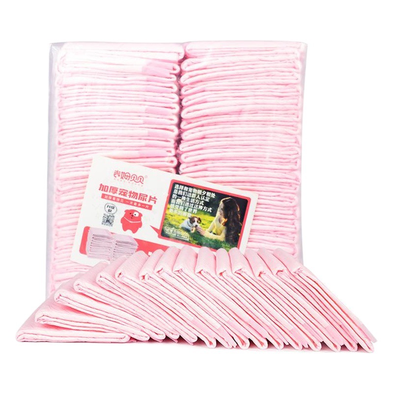 Fábrica directa desechable engrosada absorbente fuerte pañales para perros pañales para mascotas 100 unidades almohadilla para pañales para perros