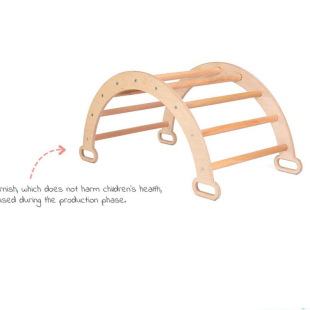 Children's Indoor Climbing Frame Baby Home Slide Rock Climbing Combination Folding Toy Home Wooden Sensory Training