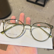 超轻眼镜女近视可配度数素颜黑框显脸小眼睛框镜架平光网上配镜51