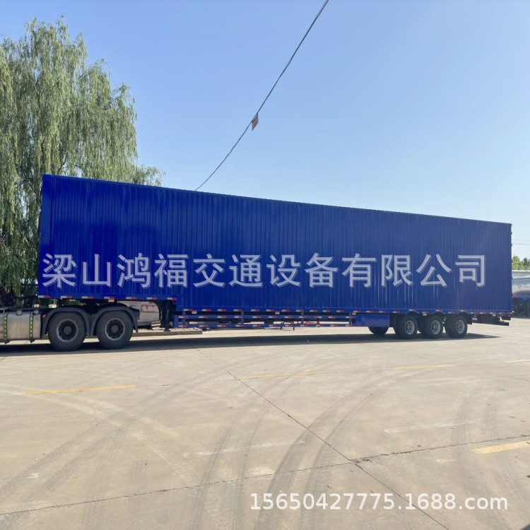 出口轻型厢式半挂车 集装箱半挂车 三桥货车运输车 自卸车