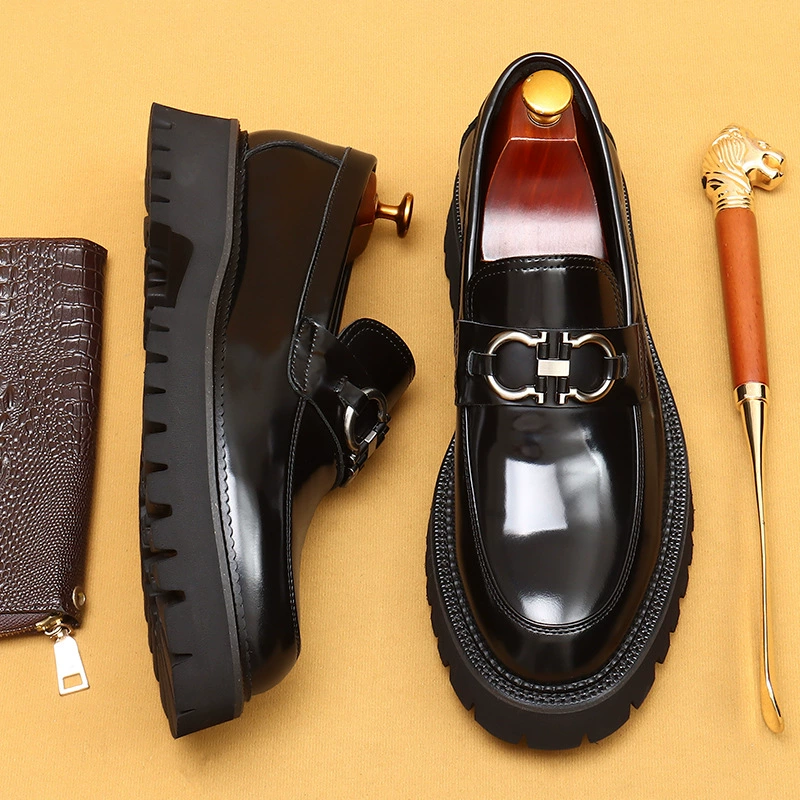 [Специально для vip] первый слой кожаной обуви Lefu кожаной обуви для мужчин бизнес повседневная обувь толстой подошвы