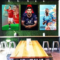 Месси Декоративная живопись C Romen United Football Star ktv Qing Bar Bar Висячие росписи в стиле поп-спальни