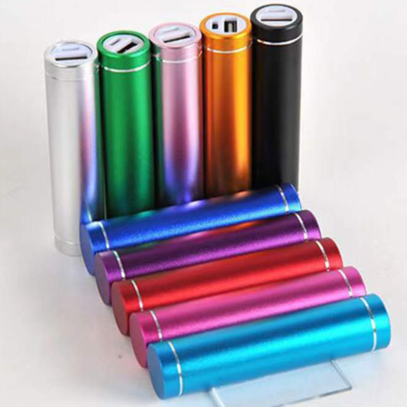 Teléfono móvil universal cilíndrico cargador portátil al aire libre fuente de alimentación móvil multicolor mini gran capacidad cargador